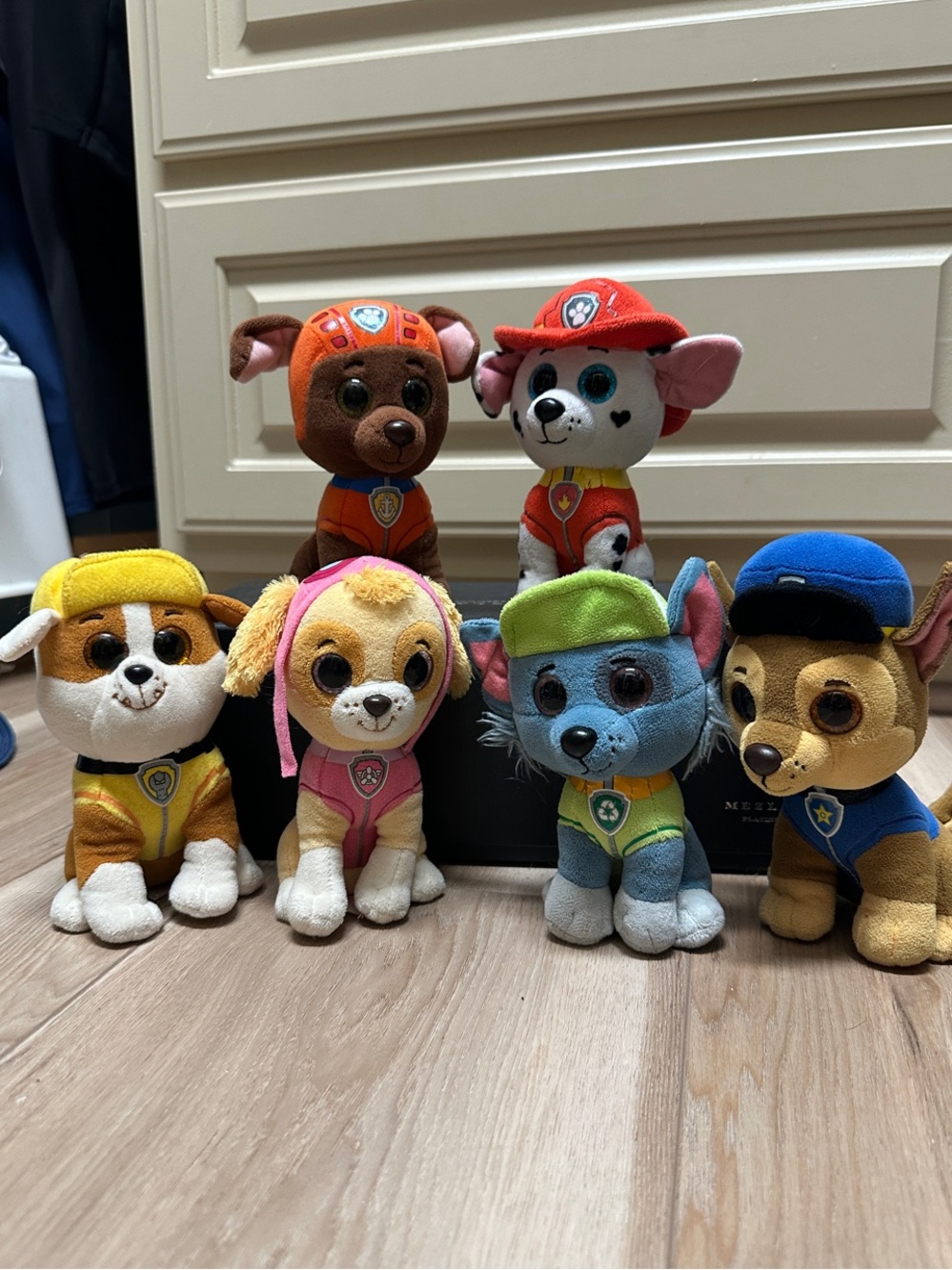 Ty Beanie Boos Paw Patrol Plush Stuffed Animal Lot of 6